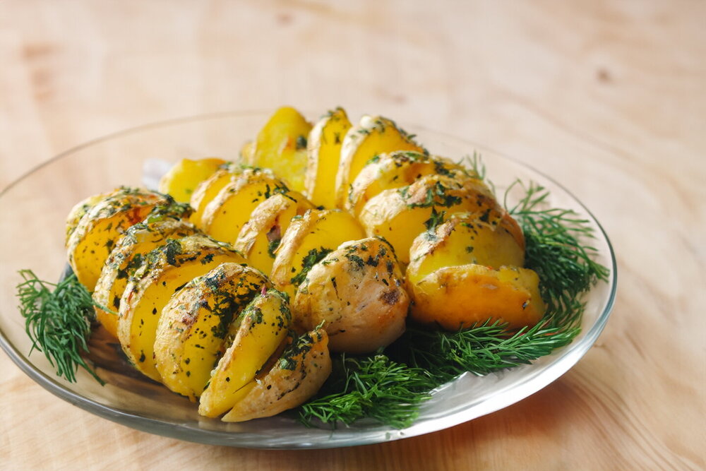 Spiral Potatoes on Skewers (Oven-Baked)