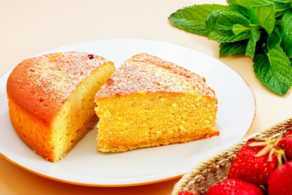 Semolina Cake with Pumpkin and Kefir