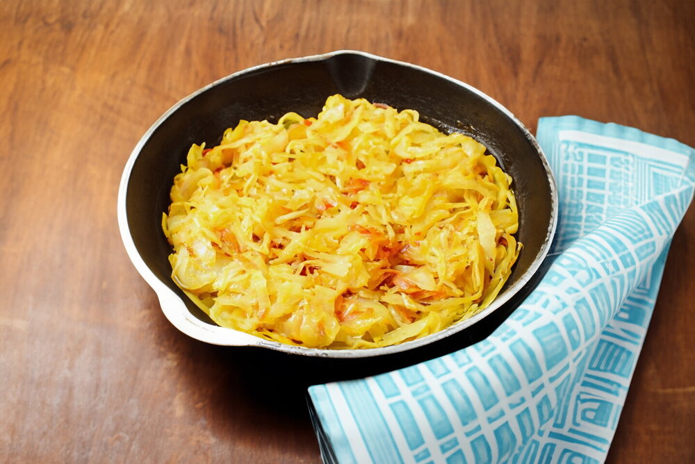 Pan-Fried Cabbage (Skillet)