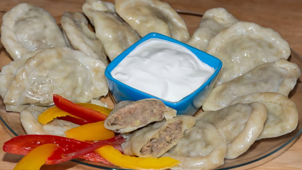 Choux Pastry Dumplings with Potato and Liver