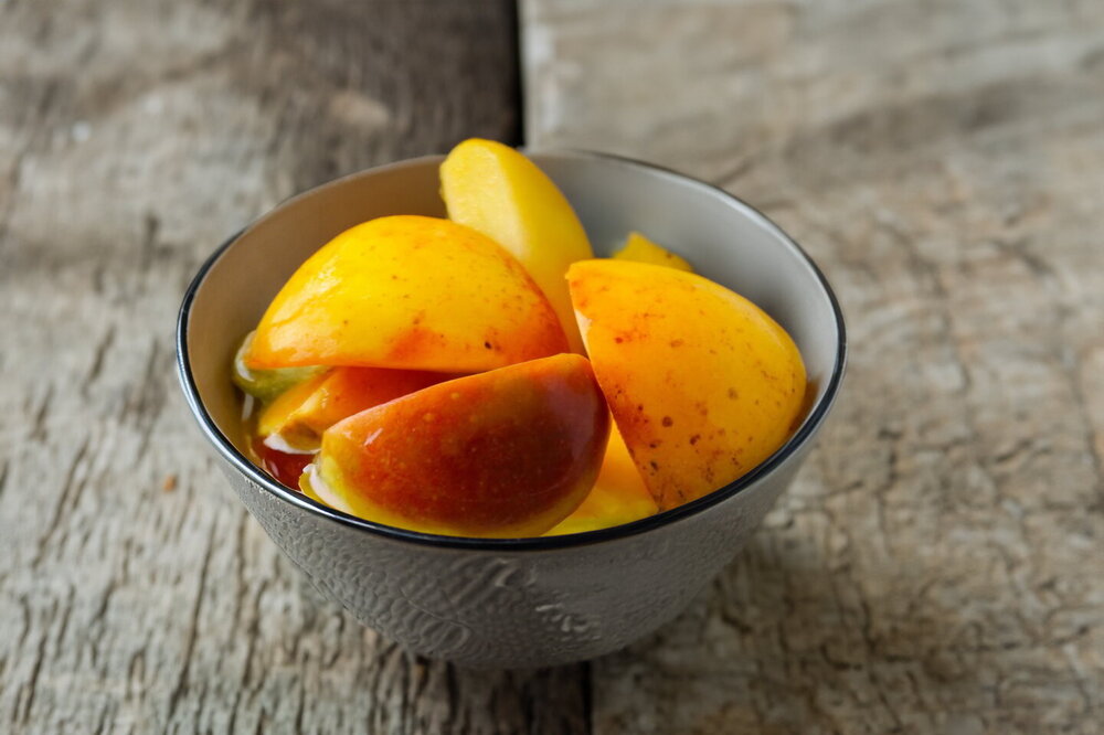 Apple Slices in Syrup for Winter