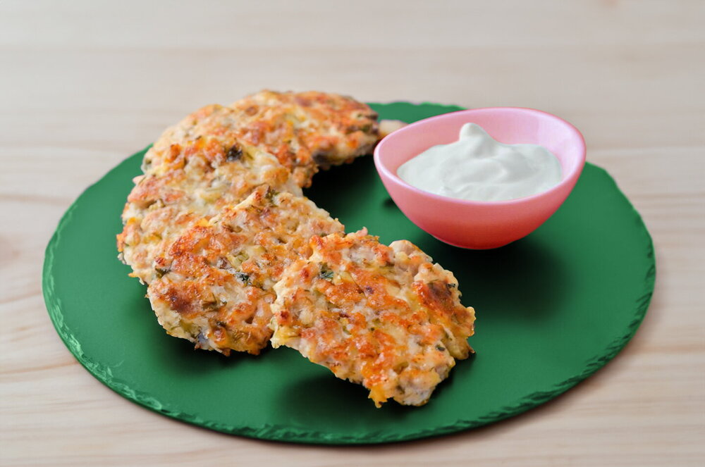 Chopped Chicken Cutlets with Cheese