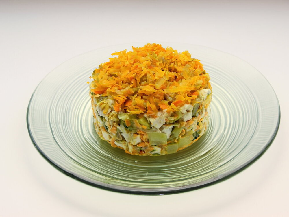 Classic Chicken & Pickle Salad with Sautéed Vegetables