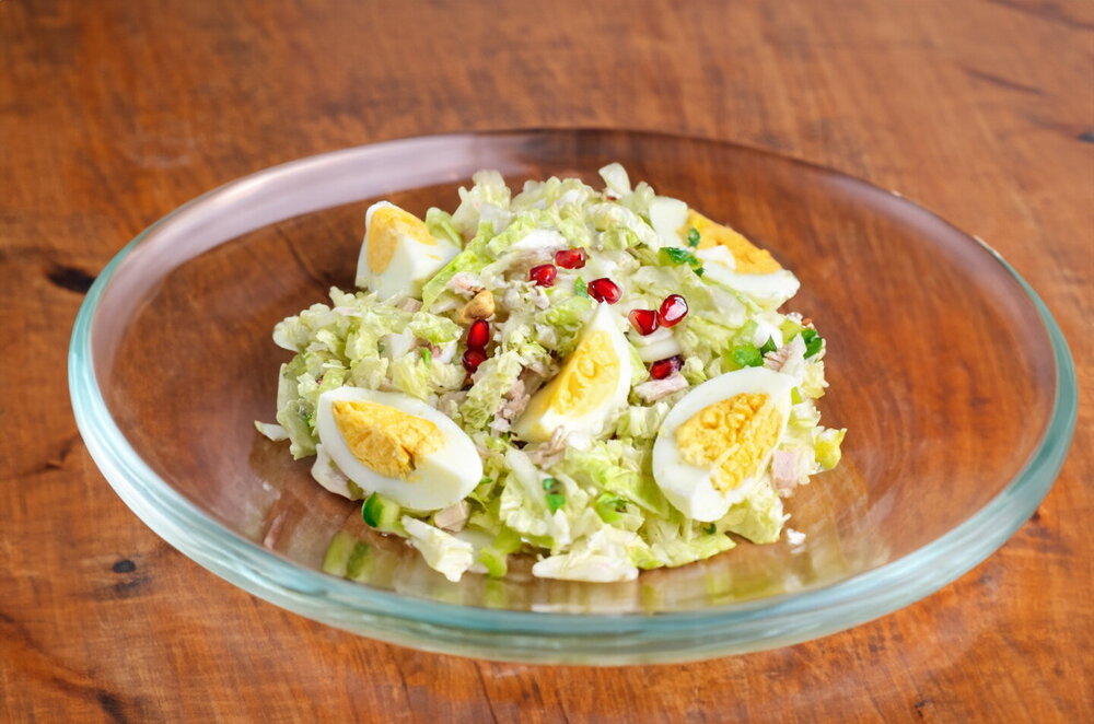 Napa Cabbage and Pomegranate Salad