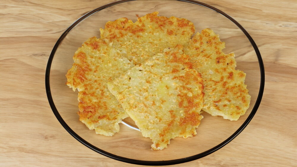 Grated Raw Potato Pancake (No Eggs, No Flour)