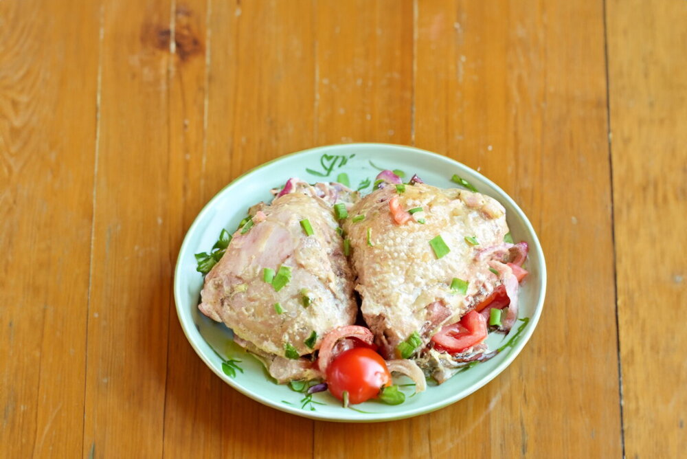 Oven-Baked Chicken in Sour Cream Sauce