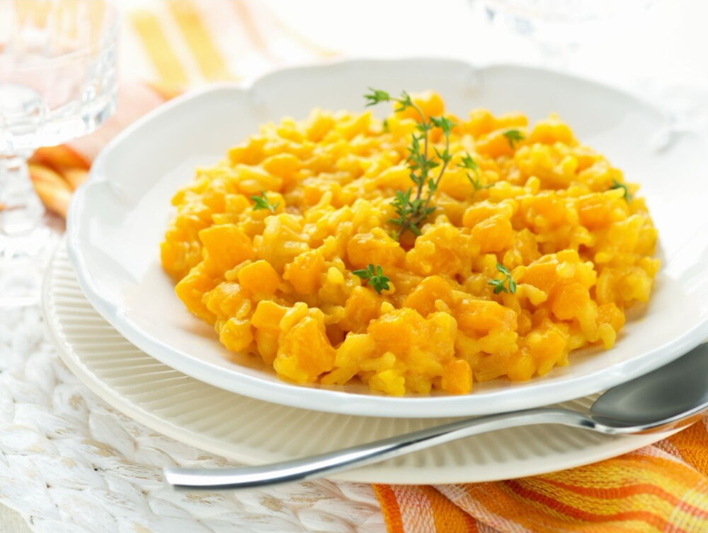 Pumpkin risotto
