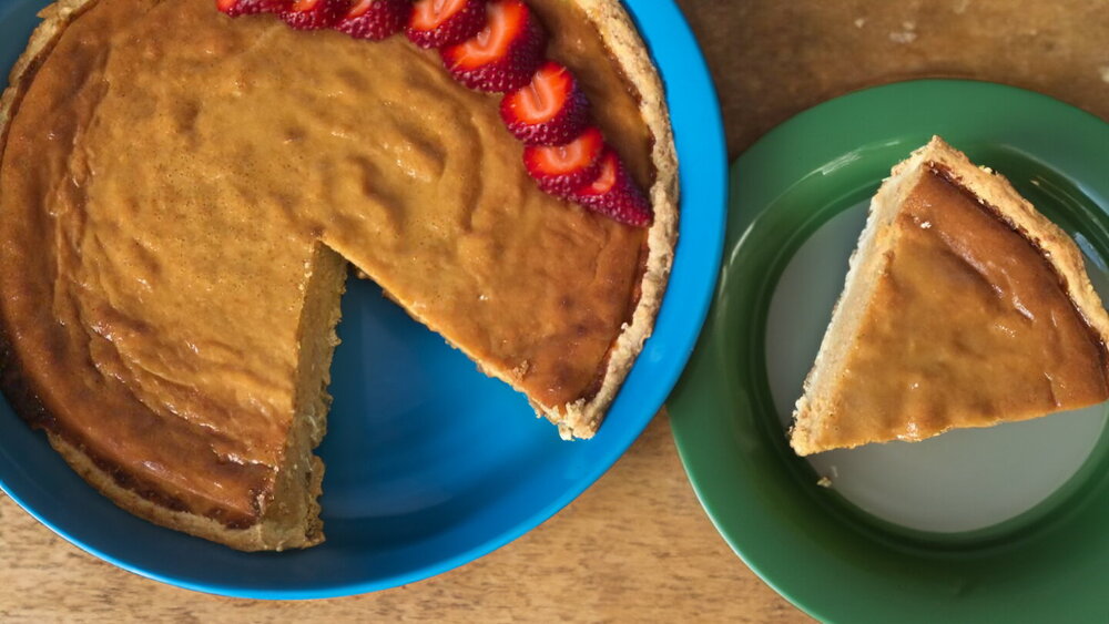 Pumpkin Pie with Sweetened Condensed Milk