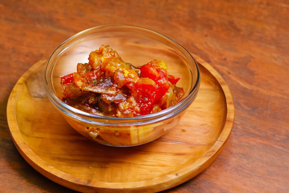 Ajapsandali in Jars for Winter