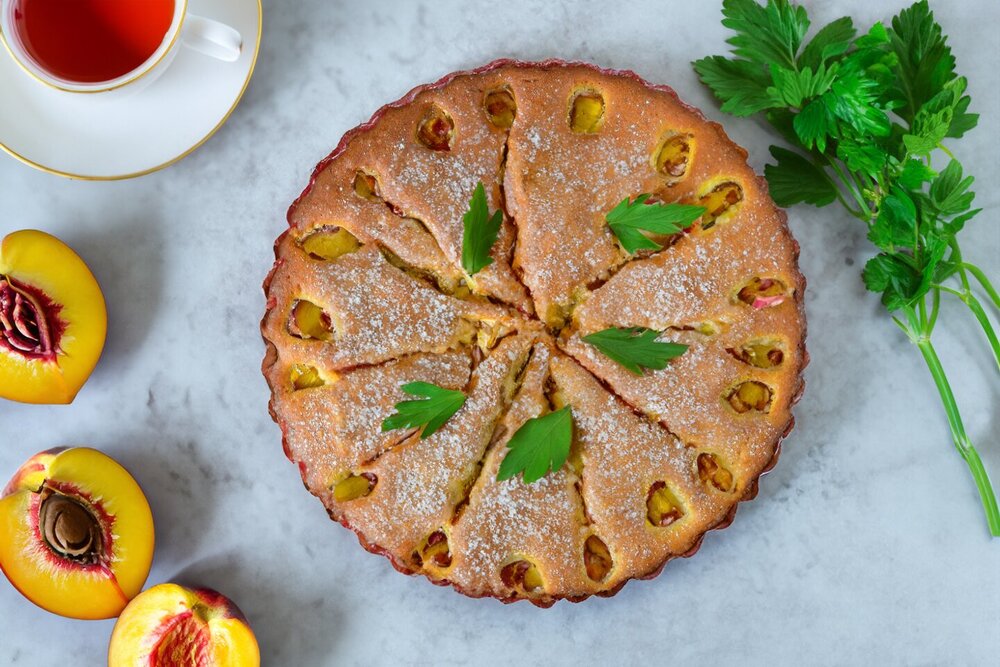 Fresh Peach Cake