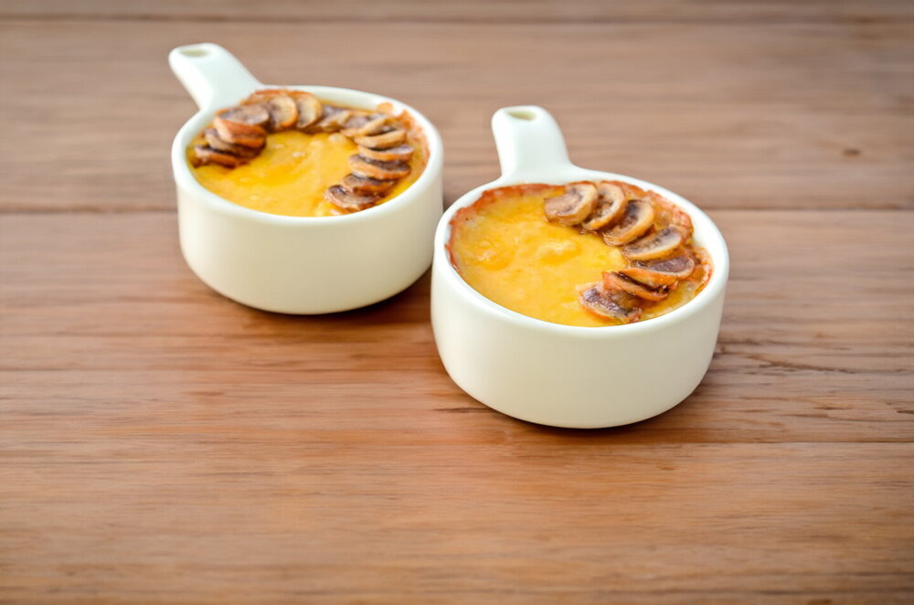 Chicken and Mushroom Julienne with Cream (Oven-Baked)