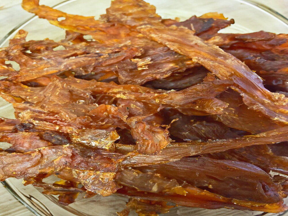 Chicken Chips with Soy Sauce in a Food Dehydrator
