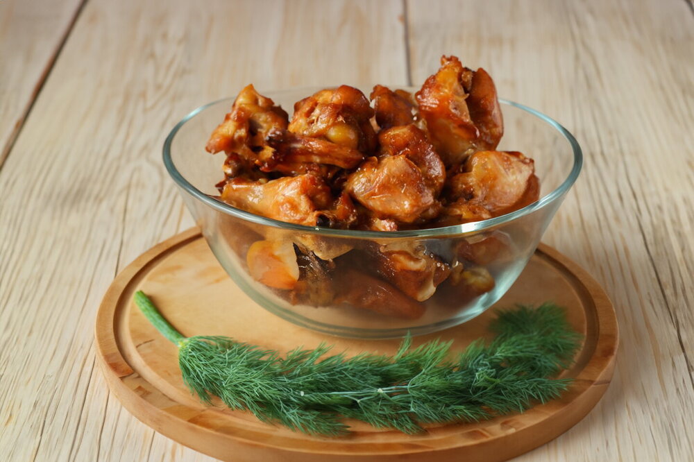 Oven-Baked Chicken Wings in Honey–Soy Sauce