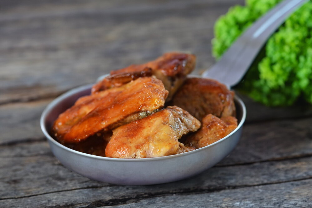 Turkey Thigh Fillet in a Skillet