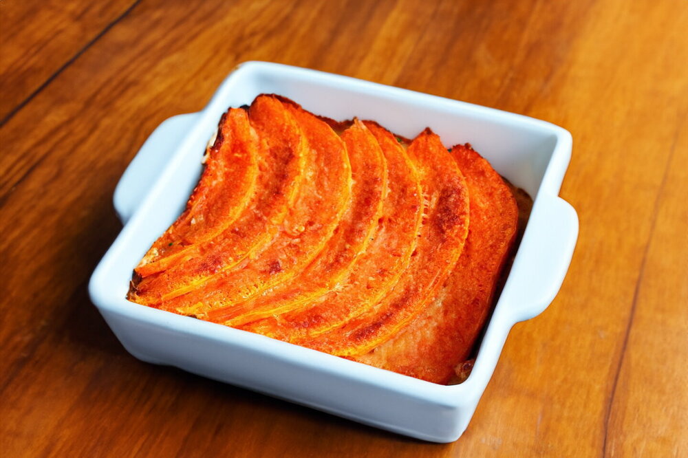 Italian-Style Baked Pumpkin with Cheese