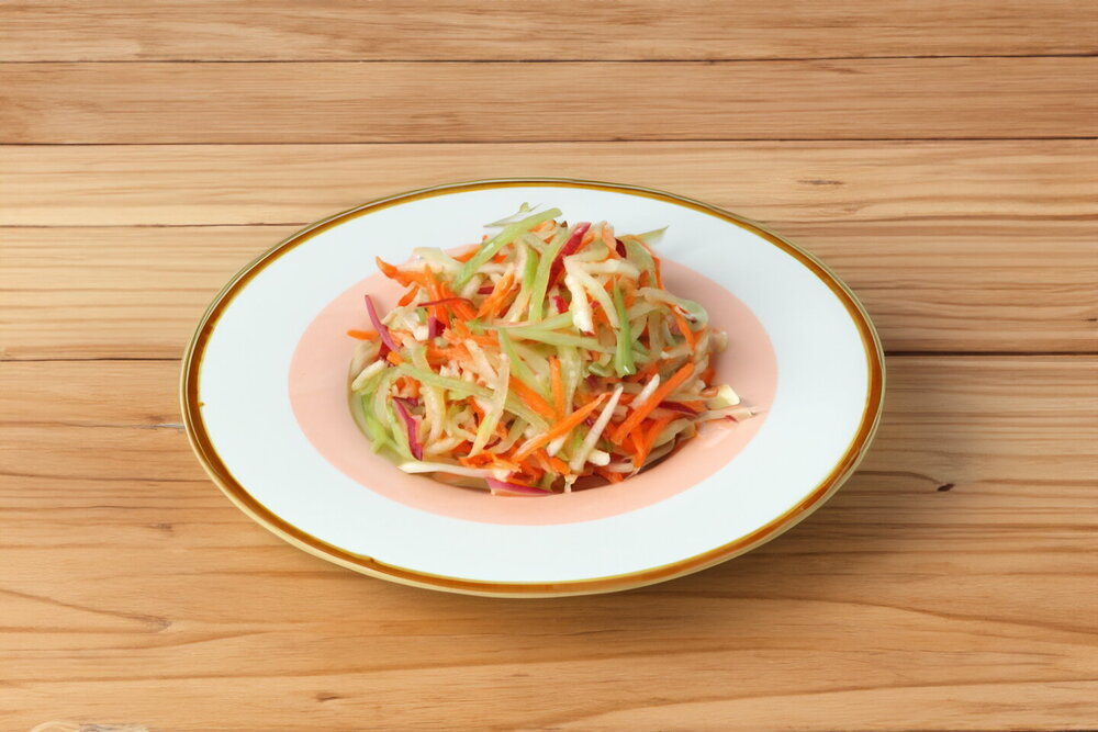 Simple Green Radish and Carrot Salad