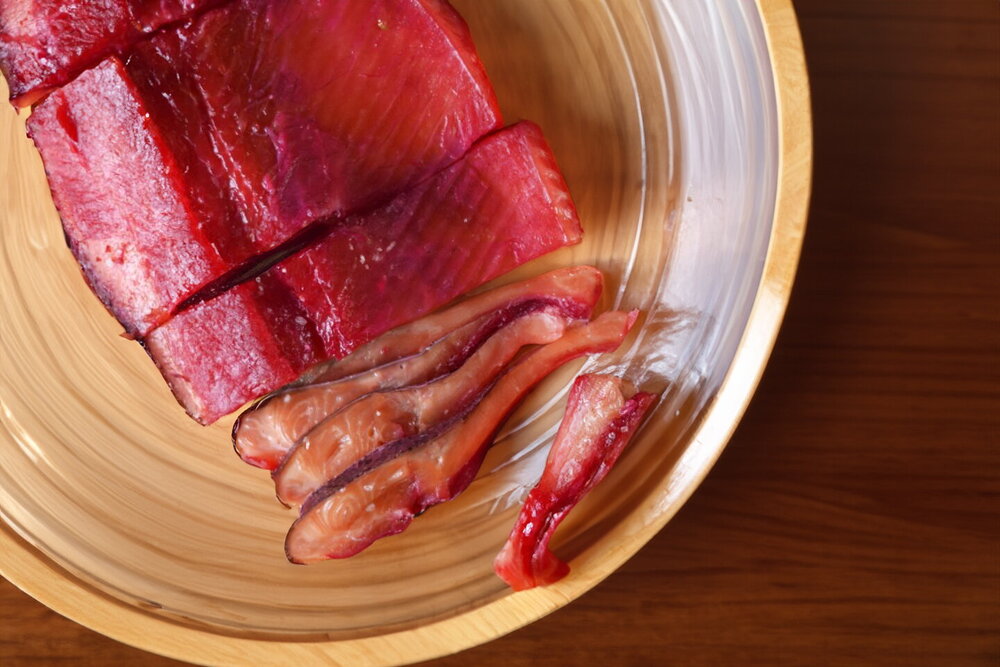 Beet-Cured Salmon Gravlax