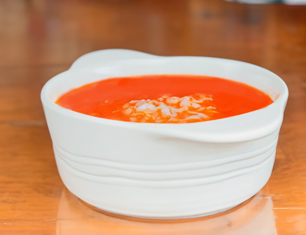 Spicy Tomato Beef Soup with Corn, Beans, and Sauce