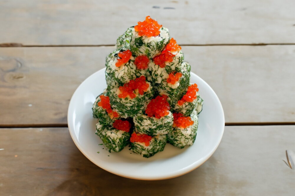 New Year’s Roll “Christmas Tree”