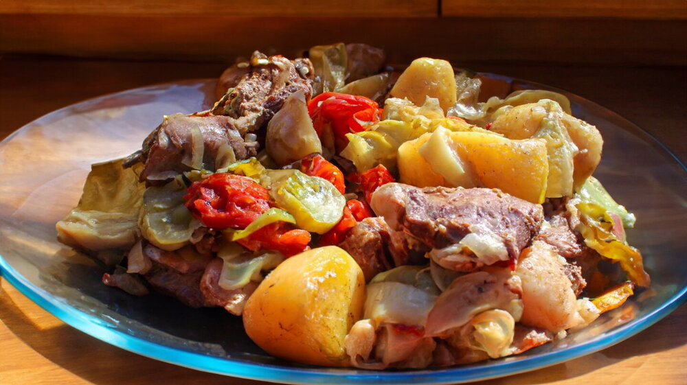 Uzbek-Style Basma in a Cauldron