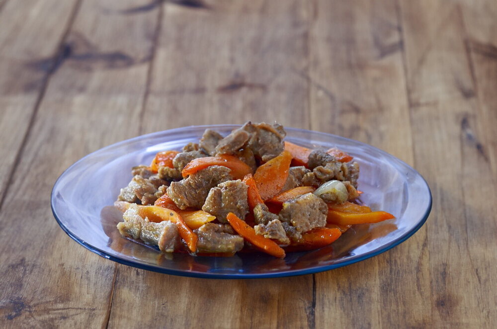 Lamb in a Kazan over an Open Fire