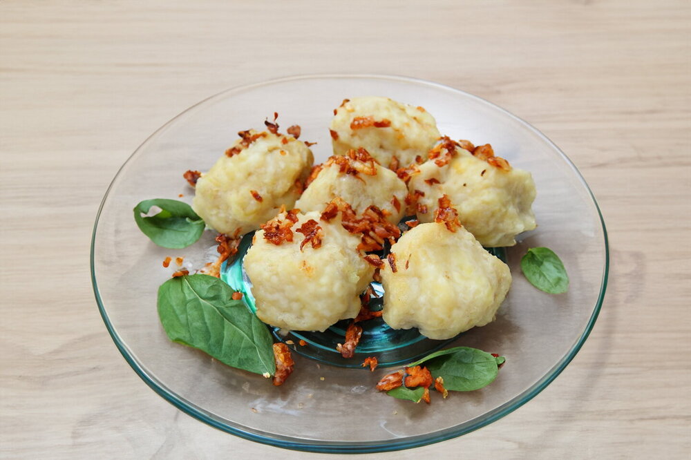 Dumplings from Raw Grated Potatoes