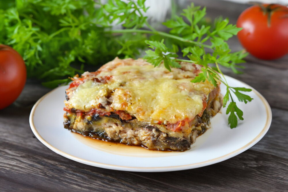 Oven-Baked Chicken with Eggplant and Tomatoes