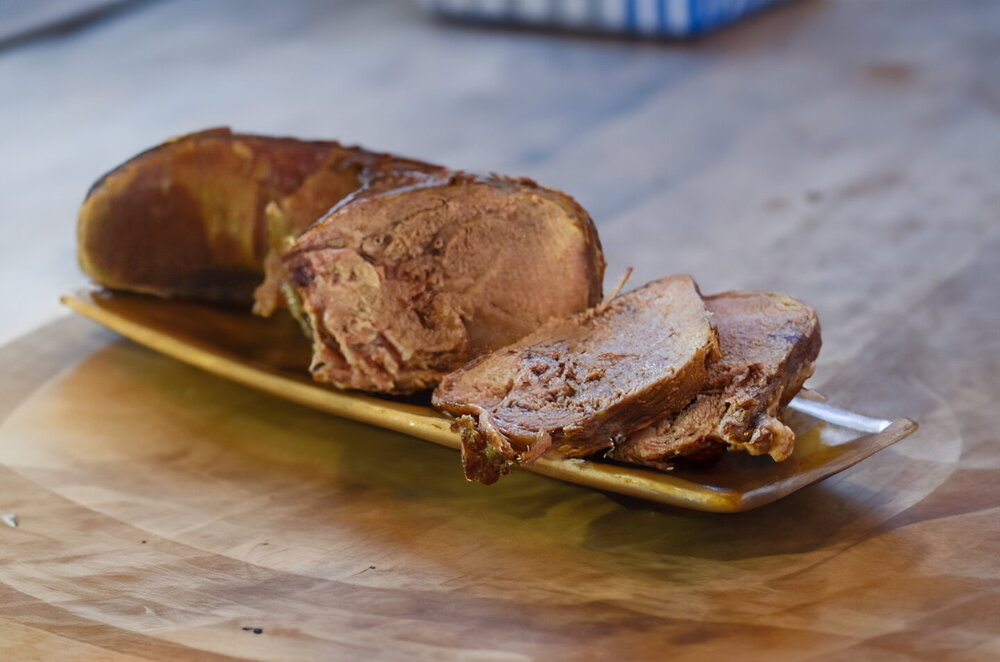 Oven-Baked Beef Tongue