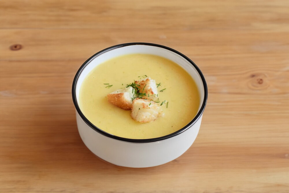 Creamy Zucchini & Potato Purée Soup