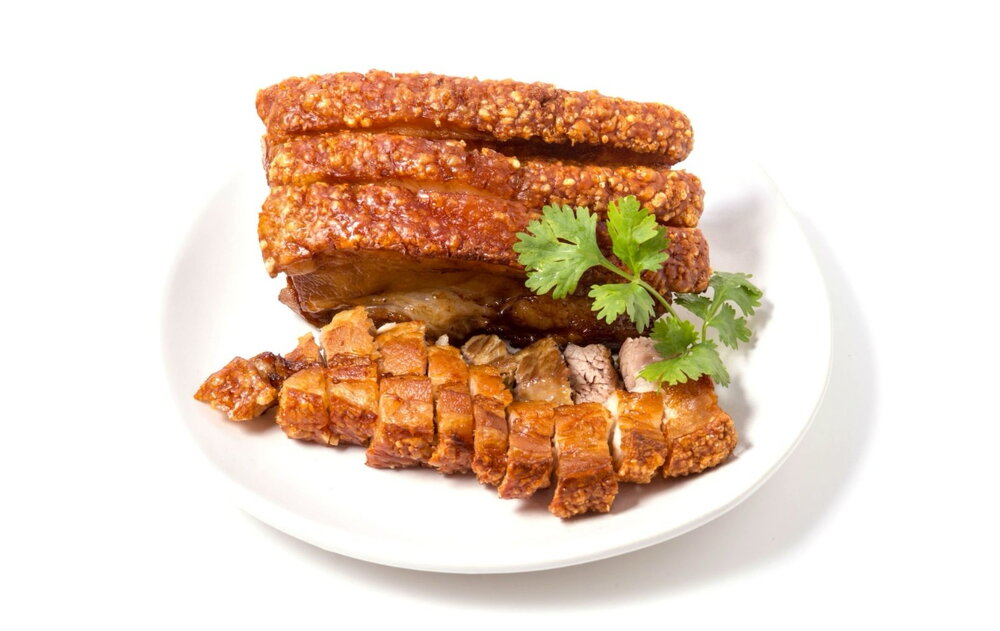 Roast pork belly