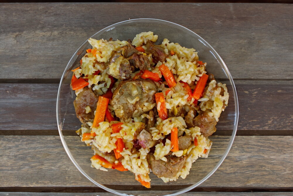 Campfire Beef Pilaf in a Kazan