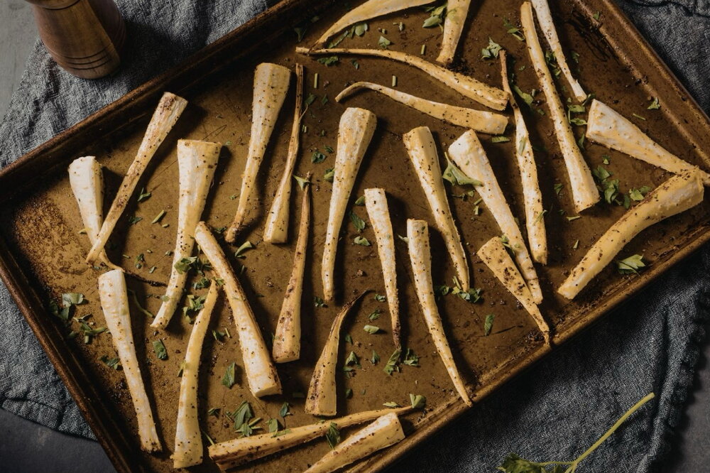 Roast parsnips