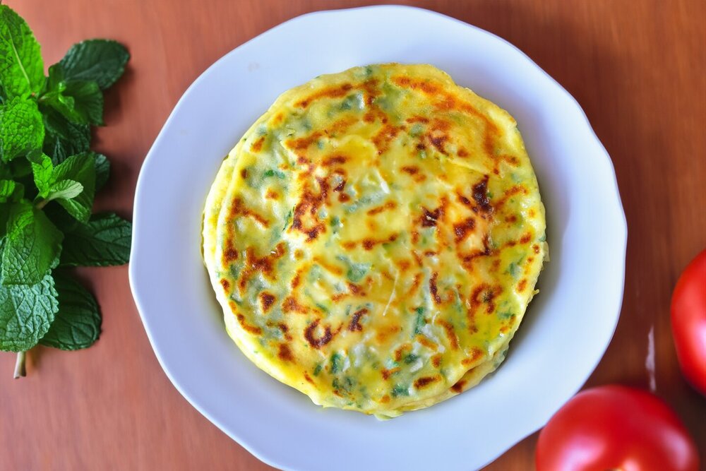 Potato Khychiny in a Pan