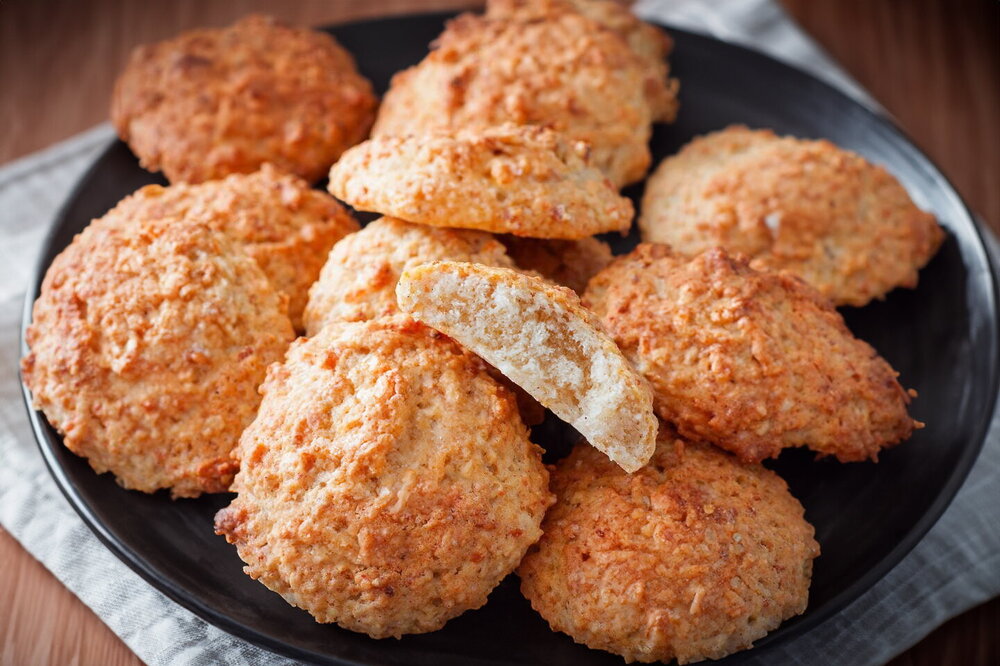 Cottage Cheese and Oat Flake Cookies