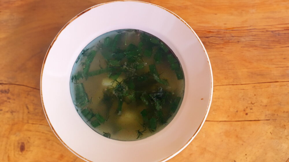 Four-Ingredient Pea Soup