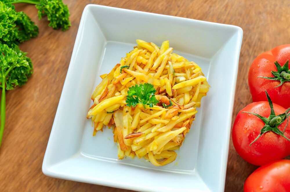 Fried Shoestring Potatoes