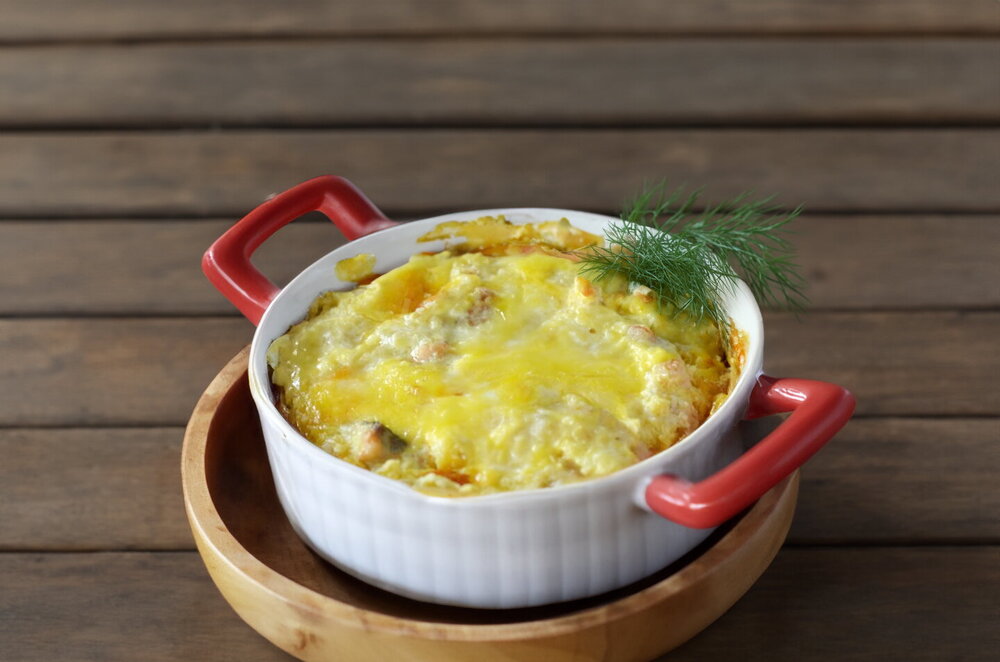 Fish Baked in Cream