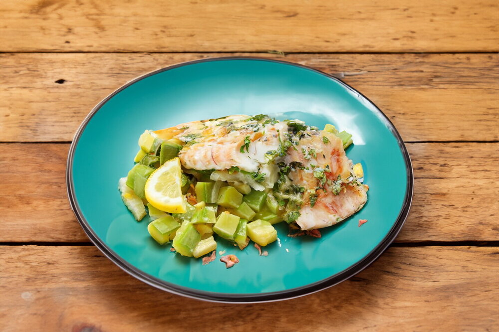 Oven-Baked Cod with Vegetables