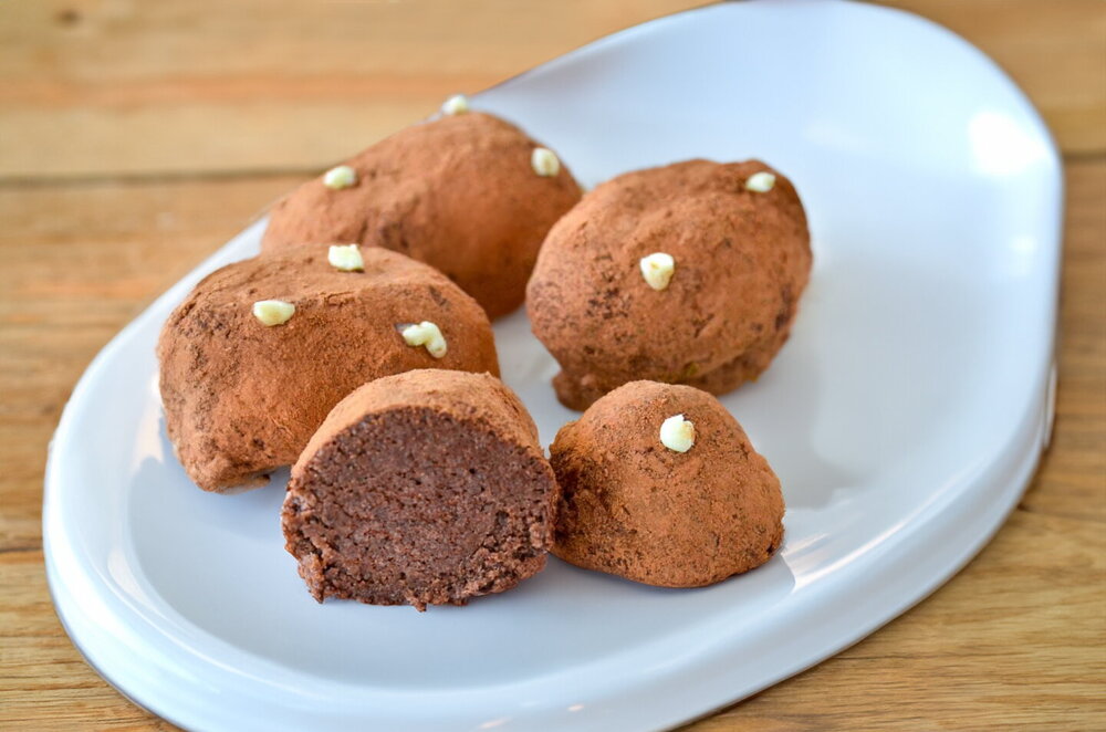 Classic “Potato” Pastry from Chocolate Sponge Cake