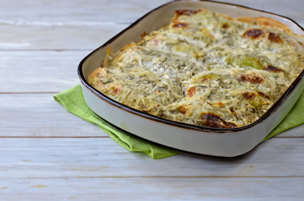 Cabbage Rolls in Sour Cream Sauce in the Oven