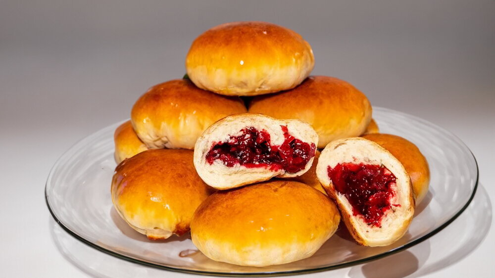 Rich Kefir Hand Pies with Cherry Filling