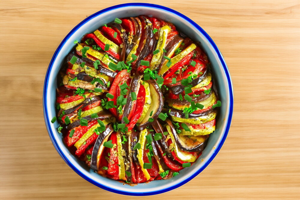 Classic Vegetable Ratatouille in the Oven