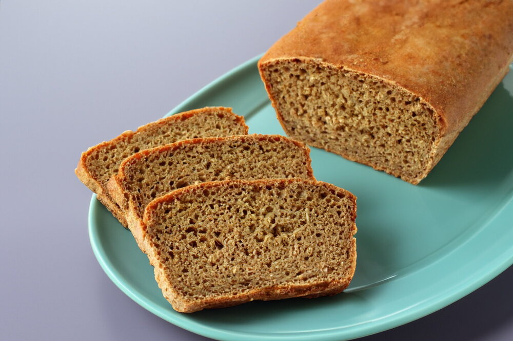 Rye Bread with Homemade Sourdough Starter in the Oven