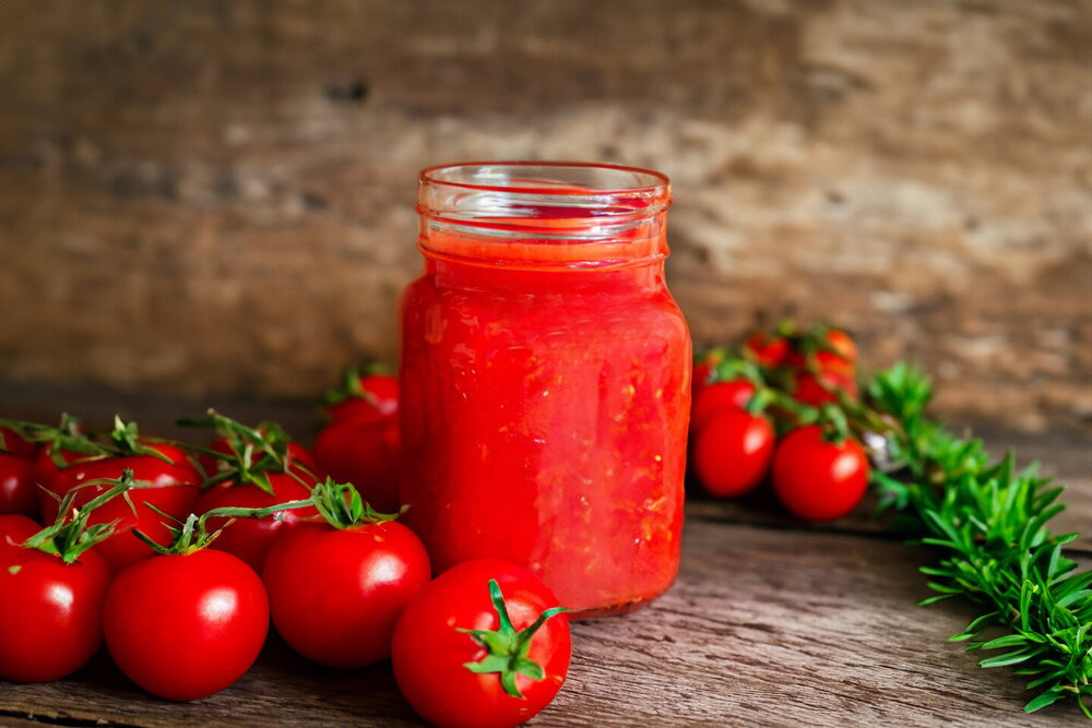 Tomato Juice for Winter Without Sterilizing