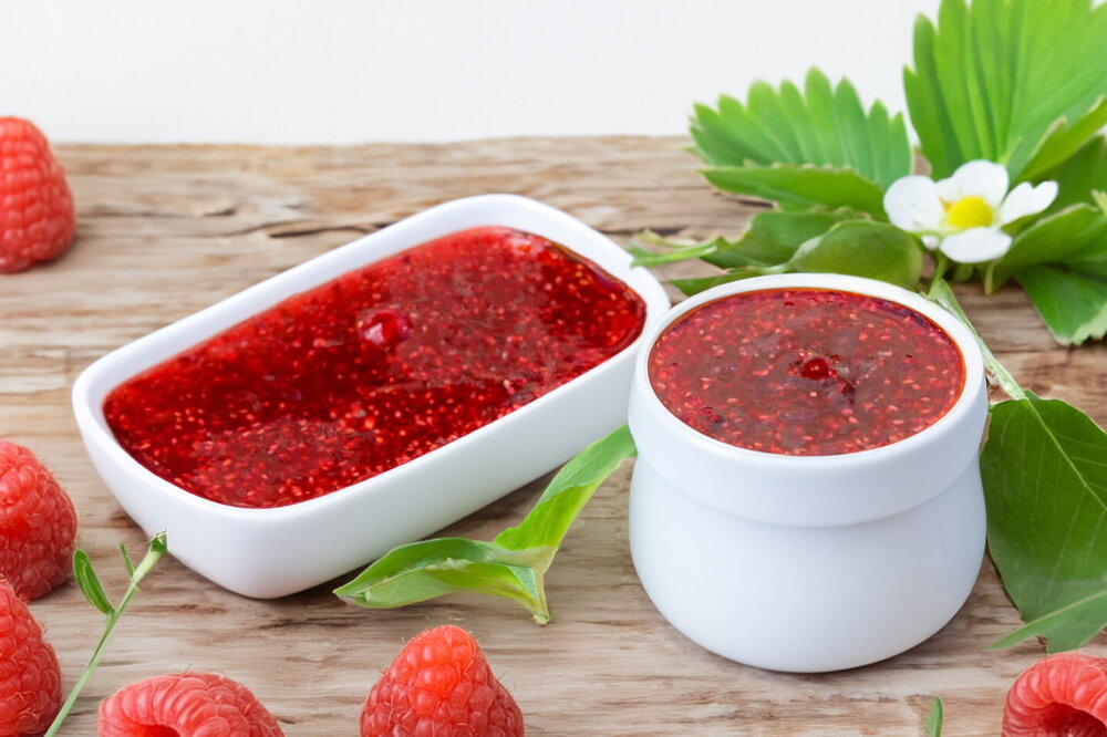 Five-Minute Raspberry Jam for Winter