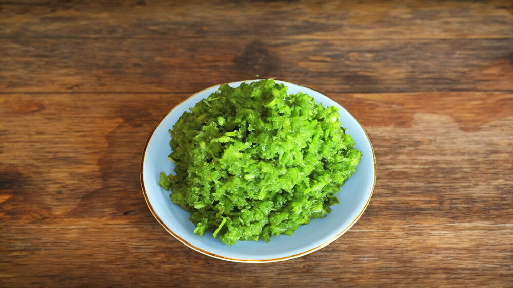 Garlic Scape Paste for Winter