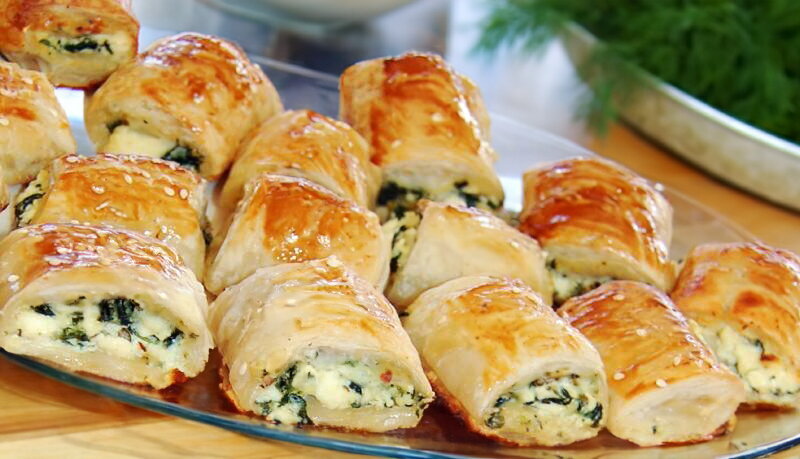 Pies with Sausage and Cheese