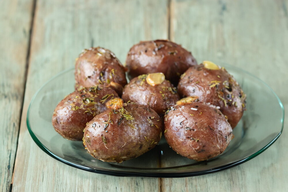 Jacket Potatoes in the Oven