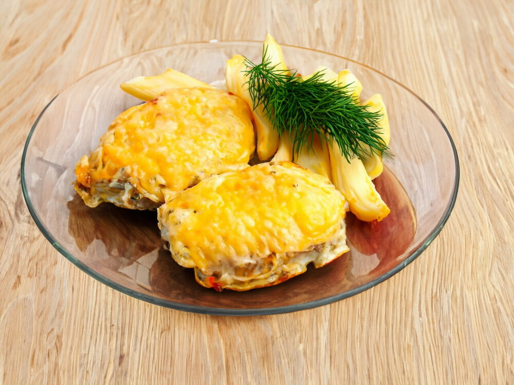 Oven-Baked Ground Meat Cutlets with Cheese