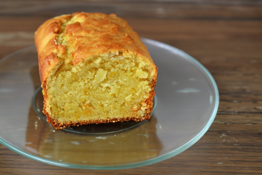 Eggless Orange Juice Cake